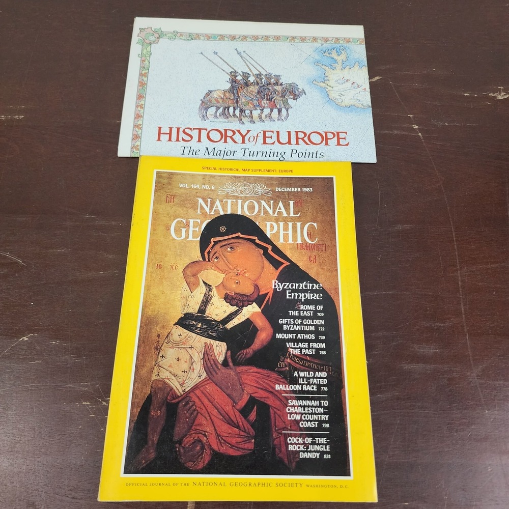 National Geographic Magazine December 1983 With Insert